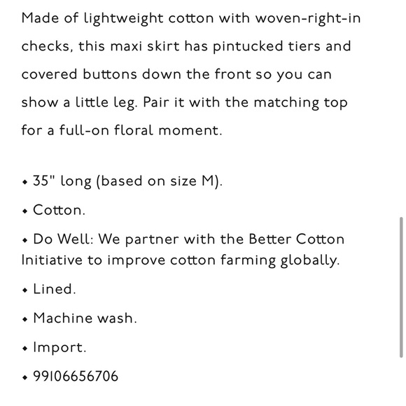 Madewell Botton front maxi skirt - Picture 8 of 8